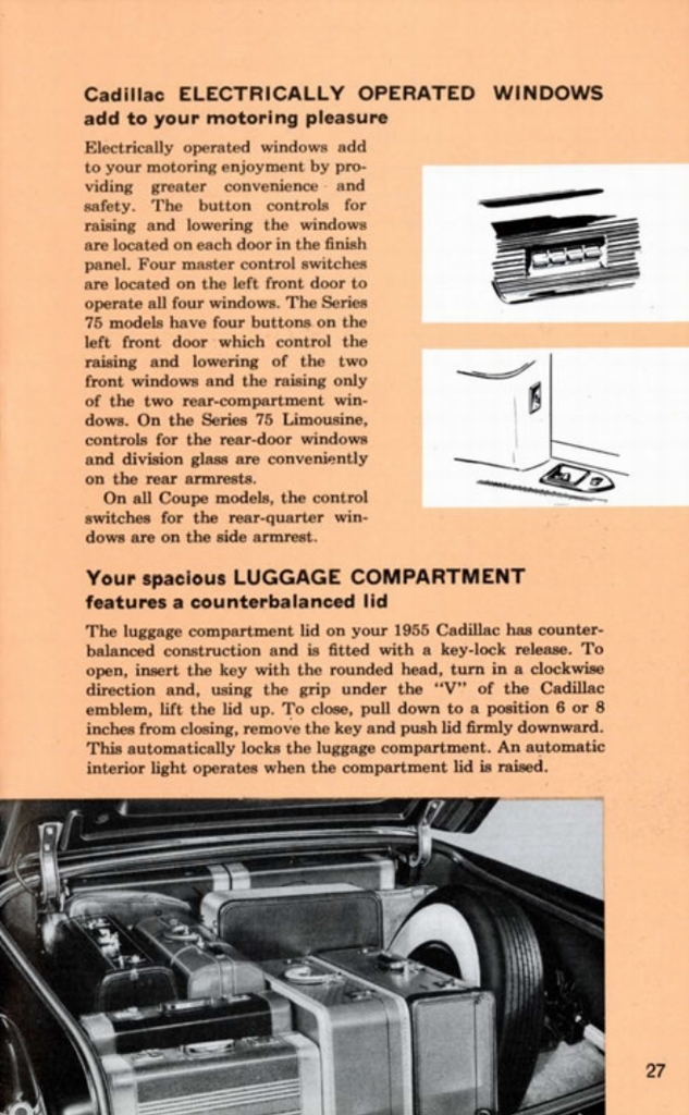 1955 Cadillac Owners Manual Page 32